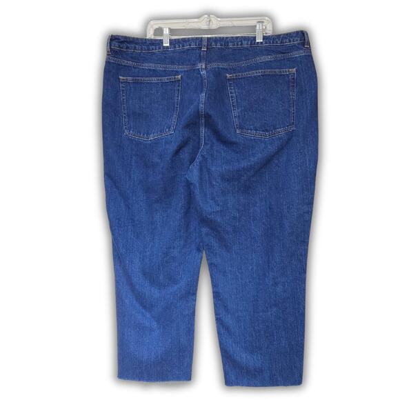 NWT Women's Size 22 ASOS Jeans Curve Rebel Remo Split Hem Mom Jeans - Picture 5 of 6